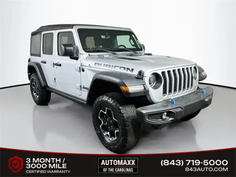 Silver 2023 Jeep Wrangler Rubicon 4xe for sale in Summerville, SC