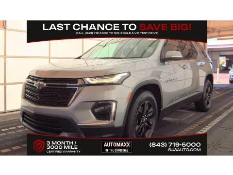 Gray 2023 Chevrolet Traverse LT for sale in Summerville, SC