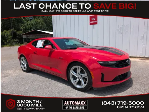 Red 2021 Chevrolet Camaro LT1 for sale in Summerville, SC