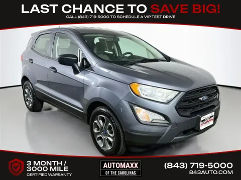 Unknown 2019 Ford EcoSport S for sale in Summerville, SC