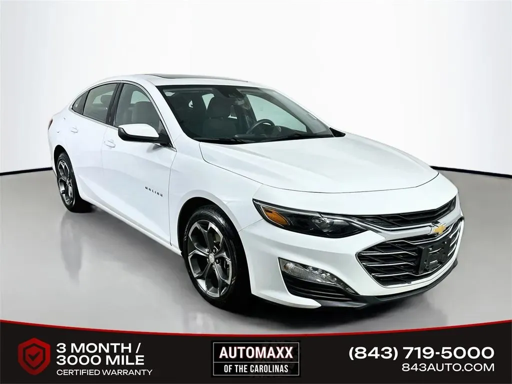 White 2024 Chevrolet Malibu LT for sale in Summerville, SC