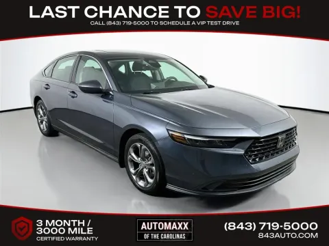 Blue 2024 Honda Accord EX for sale in Summerville, SC