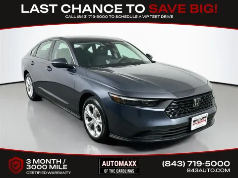 Gray 2025 Honda Accord LX for sale in Summerville, SC