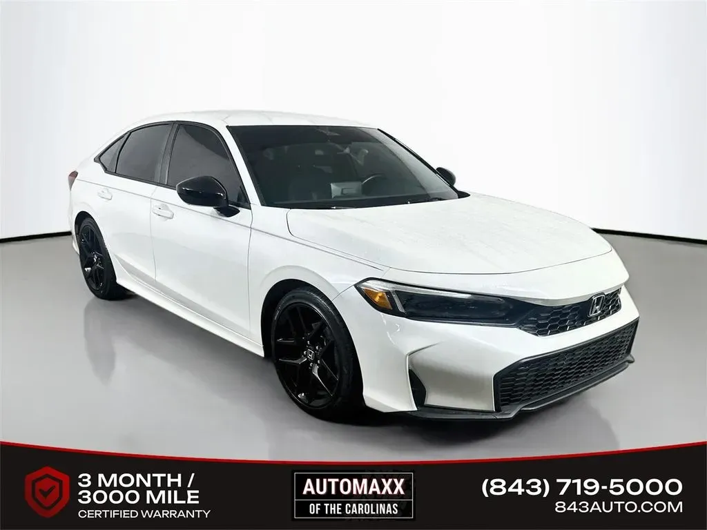 White 2025 Honda Civic Sport for sale in Summerville, SC