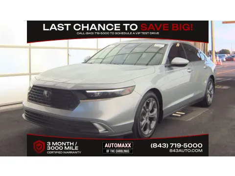 Silver 2024 Honda Accord EX for sale in Summerville, SC