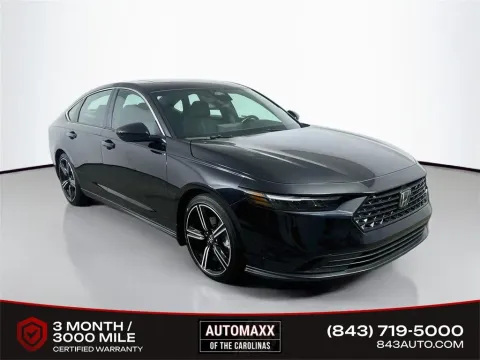 Black 2025 Honda Accord Hybrid Sport for sale in Summerville, SC