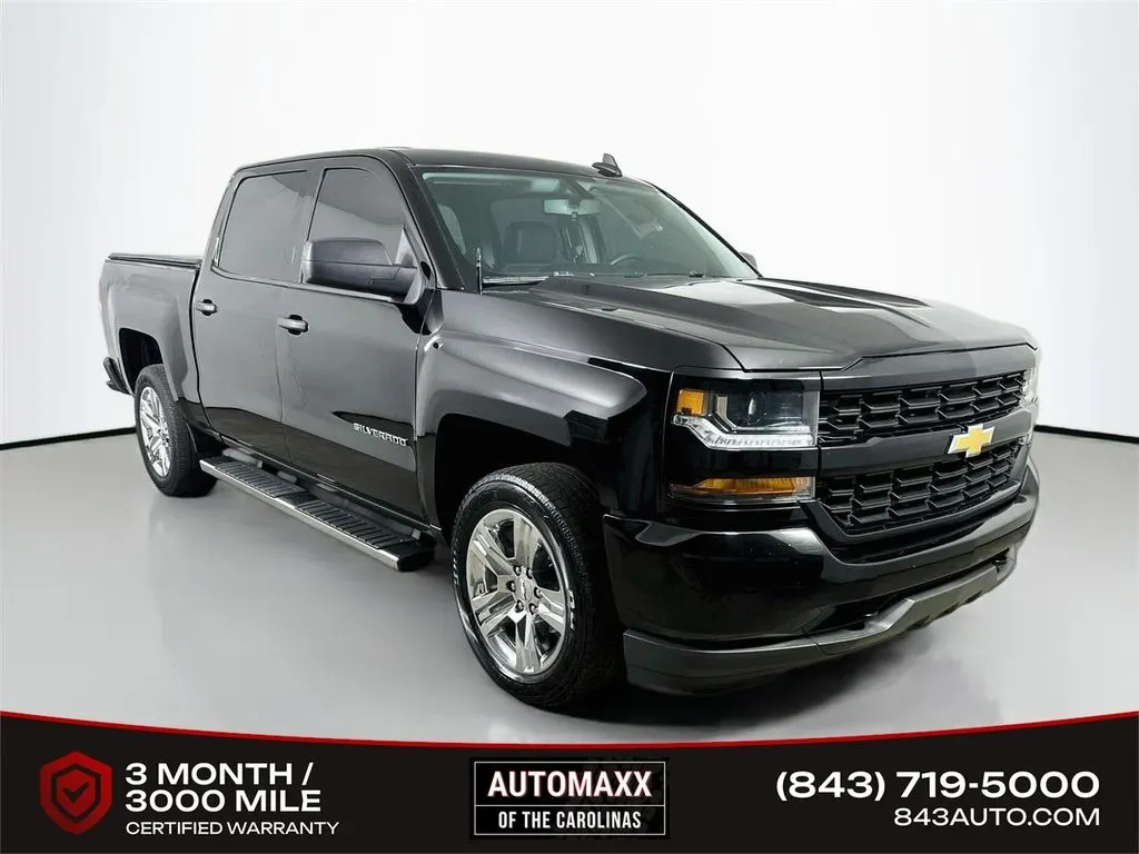 Black 2018 Chevrolet Silverado 1500 Custom for sale in Summerville, SC