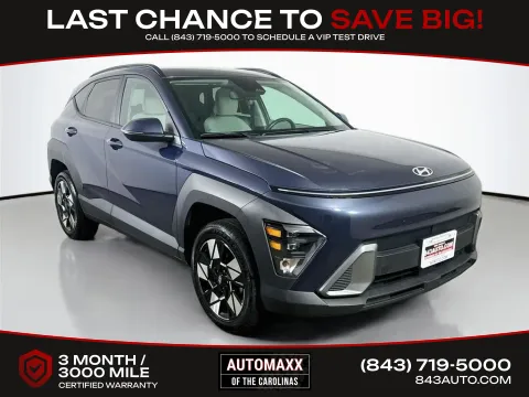 Blue 2024 Hyundai Kona SEL for sale in Summerville, SC