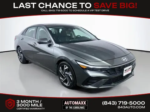 Gray 2024 Hyundai Elantra Limited for sale in Summerville, SC