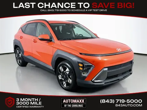 Orange 2024 Hyundai Kona SEL for sale in Summerville, SC