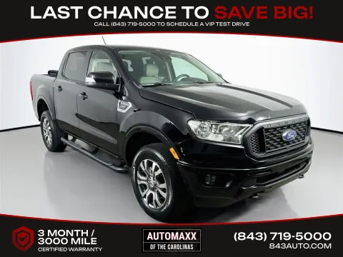 Black 2019 Ford Ranger Lariat for sale in Summerville, SC