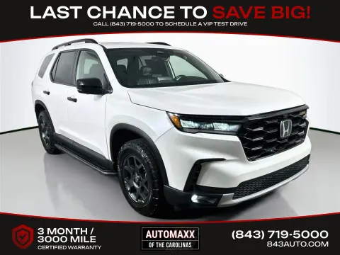 White 2024 Honda Pilot TrailSport for sale in Summerville, SC