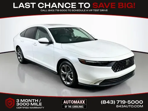 White 2024 Honda Accord EX for sale in Summerville, SC