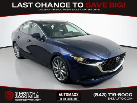 Blue 2024 Mazda Mazda3 2.5 S Preferred Package for sale in Summerville, SC