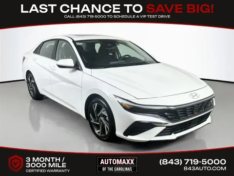 White 2025 Hyundai Elantra SEL Convenience for sale in Summerville, SC