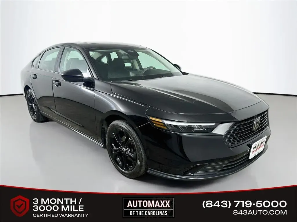 Black 2025 Honda Accord SE for sale in Summerville, SC
