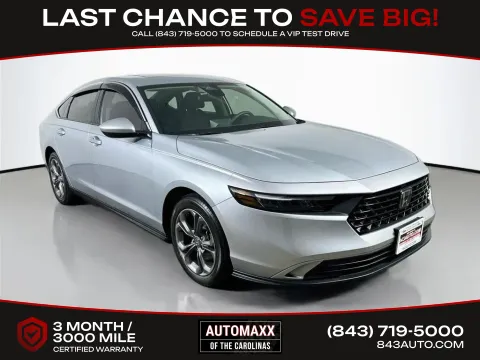Silver 2024 Honda Accord EX for sale in Summerville, SC