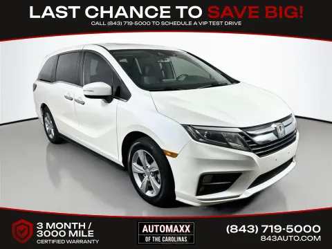 White 2019 Honda Odyssey EX-L for sale in Summerville, SC