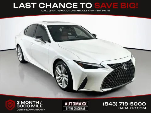 White 2023 Lexus IS 300 for sale in Summerville, SC
