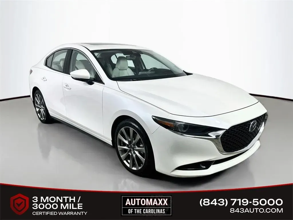 White 2021 Mazda Mazda3 Premium for sale in Summerville, SC