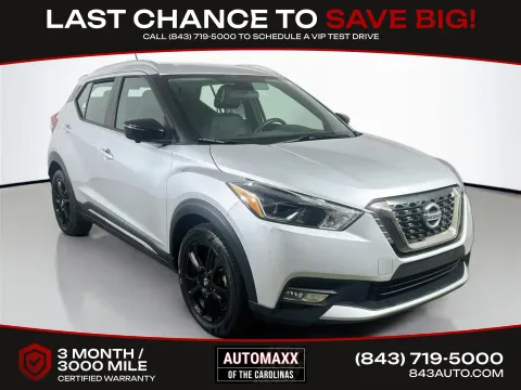 Silver 2019 Nissan Kicks SR for sale in Summerville, SC