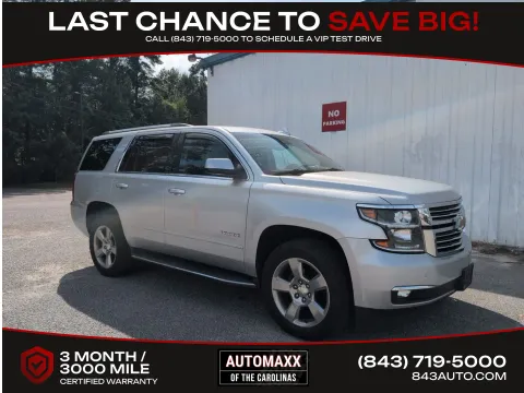 Silver 2019 Chevrolet Tahoe Premier for sale in Summerville, SC
