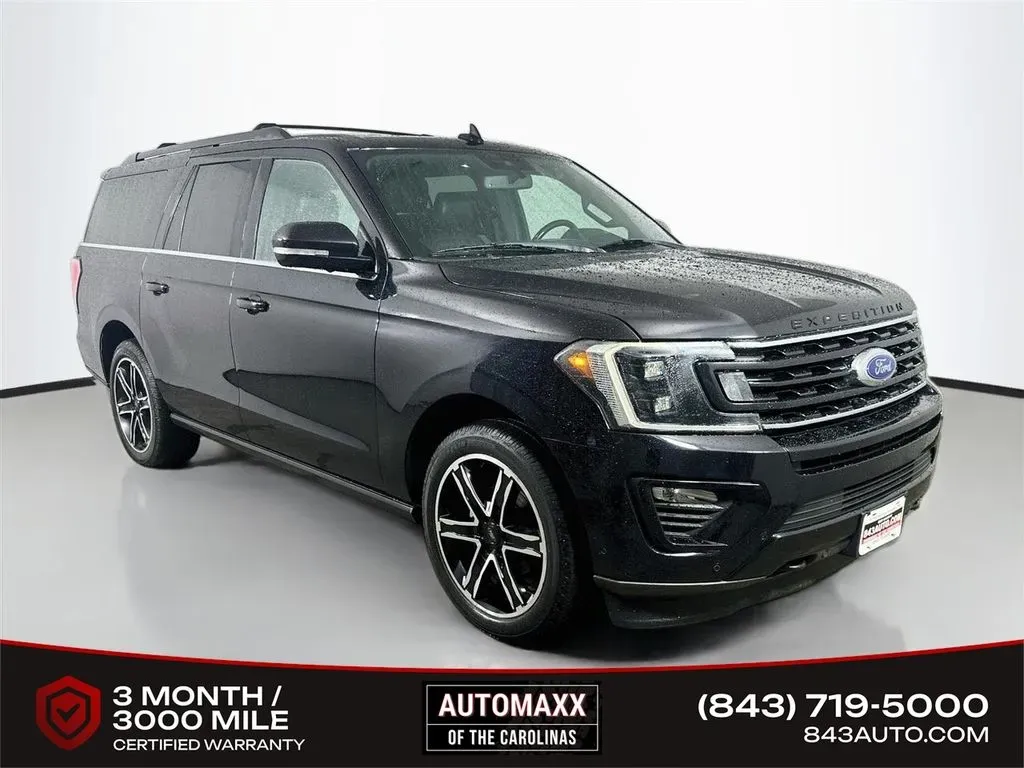 Black 2020 Ford Expedition Max Limited for sale in Summerville, SC