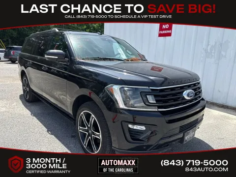 Black 2020 Ford Expedition Max Limited for sale in Summerville, SC