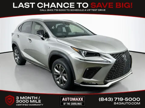 Silver 2020 Lexus NX 300 F Sport for sale in Summerville, SC