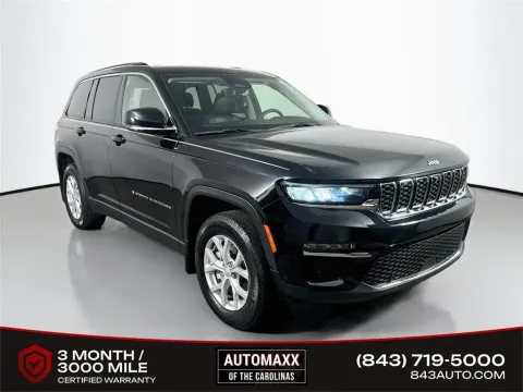 Black 2023 Jeep Grand Cherokee Limited for sale in Summerville, SC