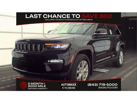 Black 2023 Jeep Grand Cherokee Limited for sale in Summerville, SC