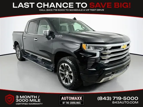 Black 2024 Chevrolet Silverado 1500 High Country for sale in Summerville, SC