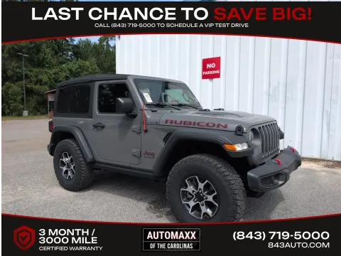 Gray 2021 Jeep Wrangler Rubicon for sale in Summerville, SC