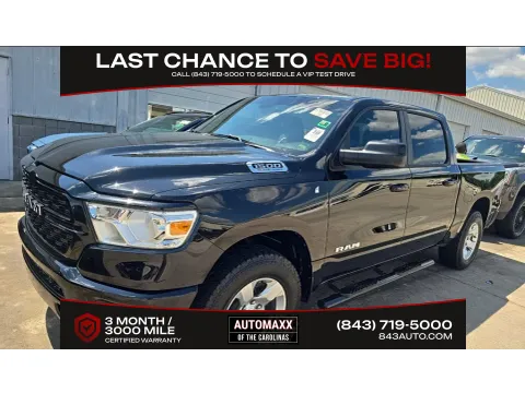 Black 2024 Ram 1500 Big Horn/Lone Star for sale in Summerville, SC