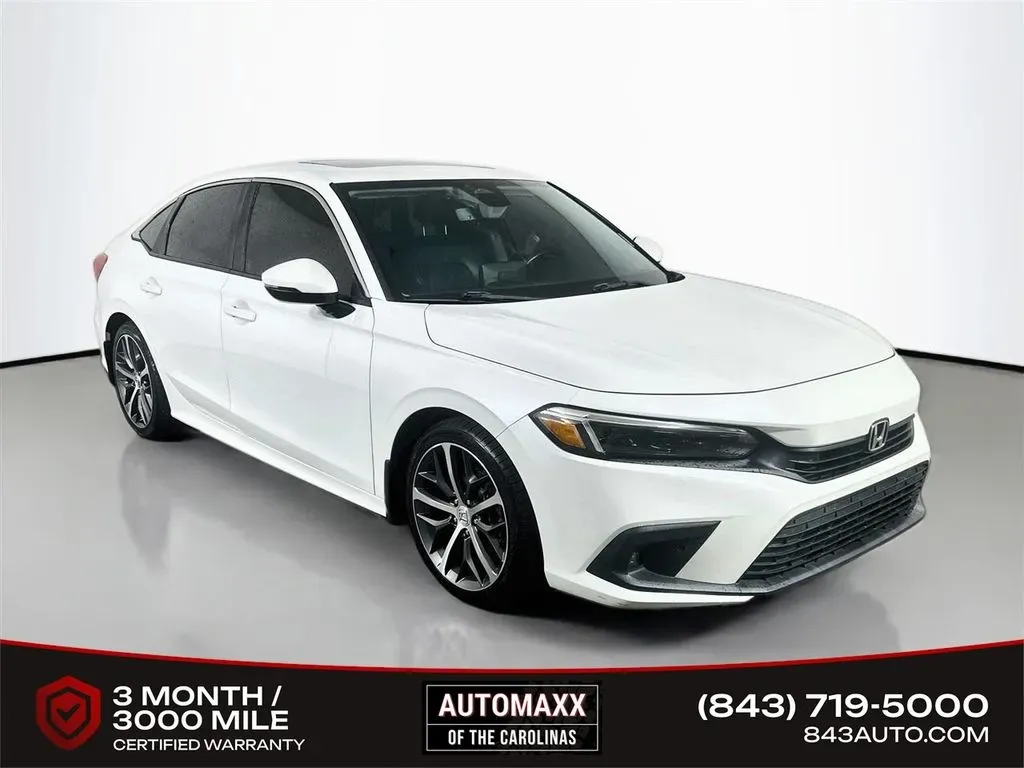 White 2022 Honda Civic Touring for sale in Summerville, SC