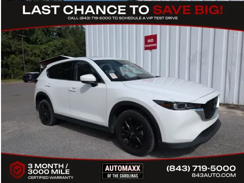 White 2022 Mazda CX-5 2.5 S Premium Package for sale in Summerville, SC