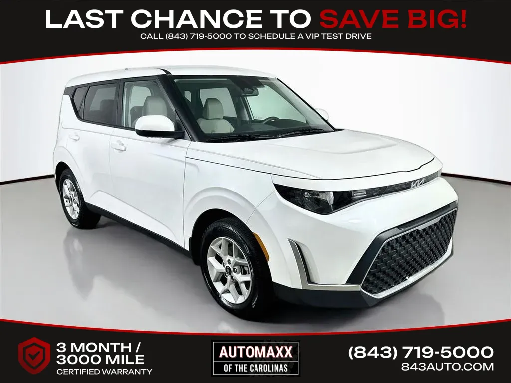 White 2025 Kia Soul LX for sale in Summerville, SC