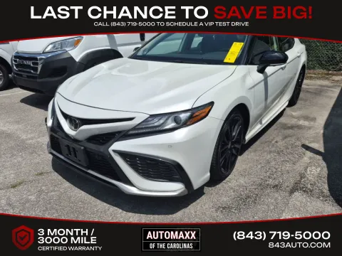Black 2023 Toyota Camry XSE V6 for sale in Summerville, SC
