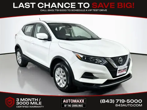 White 2020 Nissan Rogue Sport S for sale in Summerville, SC