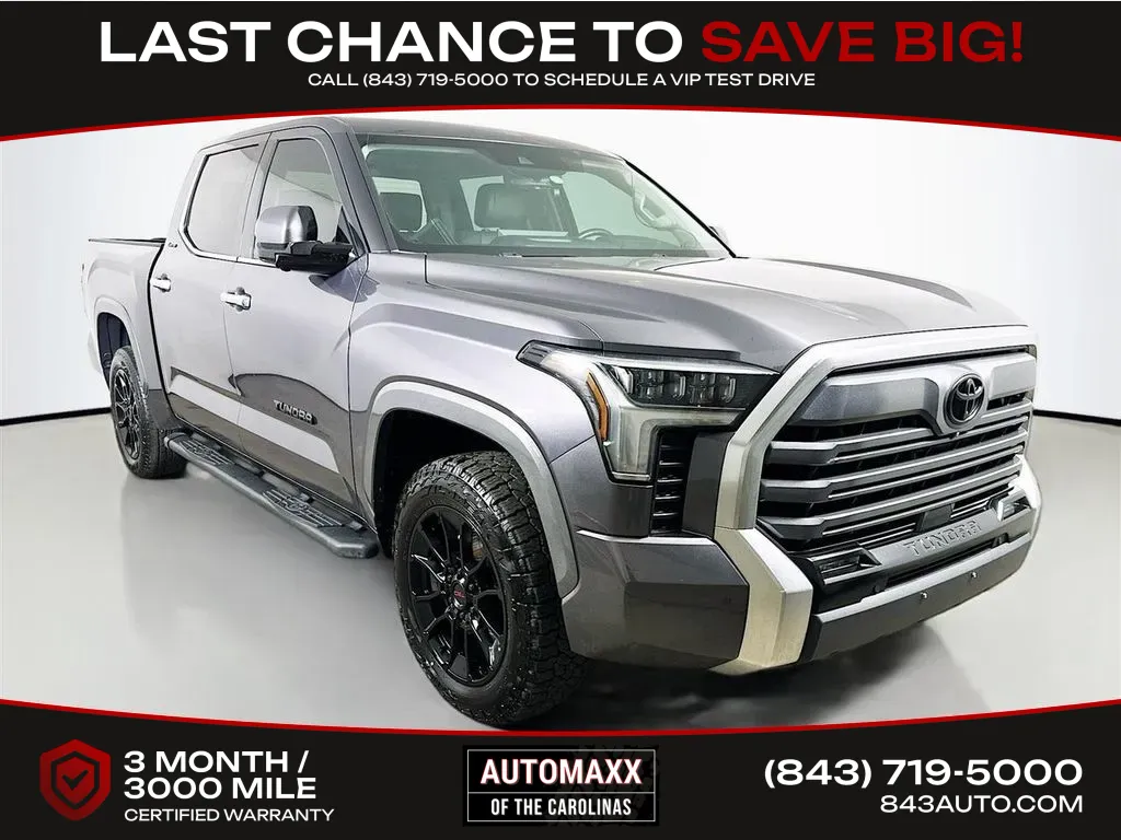 Gray 2022 Toyota Tundra Limited for sale in Summerville, SC