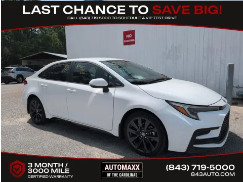 White 2024 Toyota Corolla SE for sale in Summerville, SC