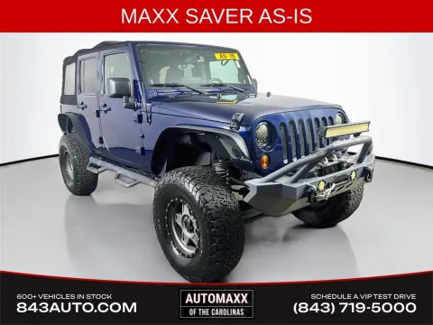 Blue 2013 Jeep Wrangler Unlimited Sport for sale in Summerville, SC