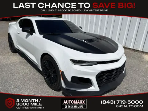 White 2023 Chevrolet Camaro LT1 for sale in Summerville, SC