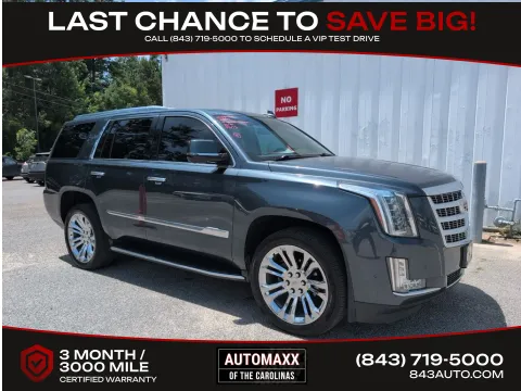 Gray 2019 Cadillac Escalade Premium Luxury for sale in Summerville, SC