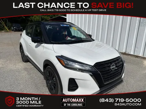 White 2023 Nissan Kicks SR for sale in Summerville, SC