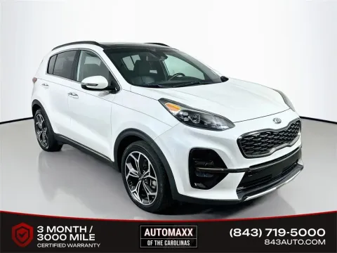 White 2022 Kia Sportage SX for sale in Summerville, SC
