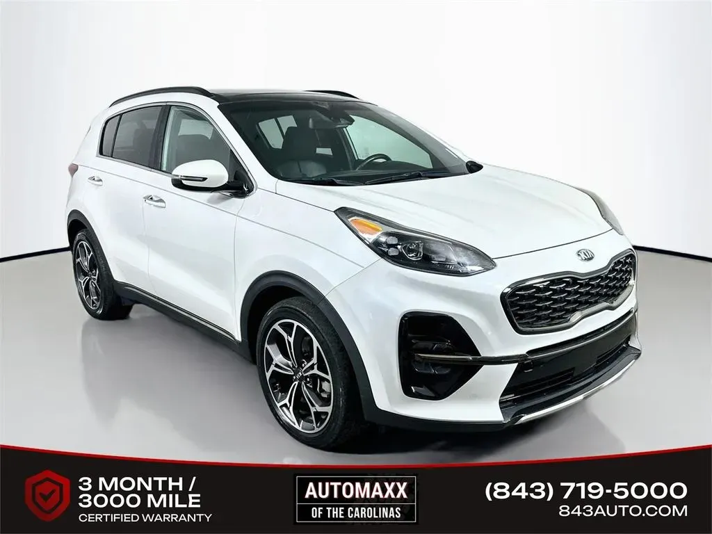 White 2022 Kia Sportage SX for sale in Summerville, SC