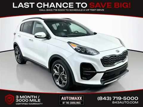 White 2022 Kia Sportage SX for sale in Summerville, SC