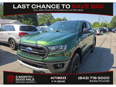 Green 2023 Ford Ranger Lariat for sale in Summerville, SC