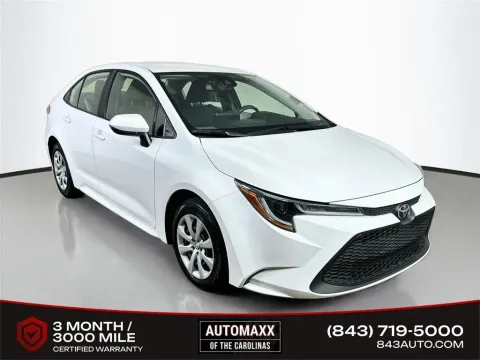 White 2022 Toyota Corolla LE for sale in Summerville, SC